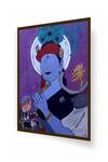 Buy_The Art House_Multi Color Canvas Digital Print Lord Krishna Abstract Painting_Online_at_Aza_Fashions