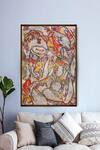 Buy_The Art House_Multi Color Canvas Digital Print Abstract Painting_at_Aza_Fashions