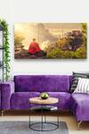 Buy_The Art House_Multi Color Canvas Handmade Landscape Painting Set Of 3_at_Aza_Fashions