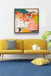 Buy_The Art House_Multi Color Canvas Handmade Italian Coast Painting _at_Aza_Fashions