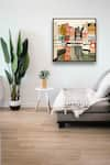 Buy_The Art House_Multi Color Canvas Handmade Amsterdam Abstract Painting _at_Aza_Fashions