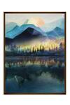 Shop_The Art House_Multi Color Canvas Handmade Landscape Painting_at_Aza_Fashions