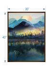 The Art House_Multi Color Canvas Handmade Landscape Painting_Online_at_Aza_Fashions