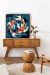 Buy_The Art House_Abstract Fish Handmade Painting_at_Aza_Fashions