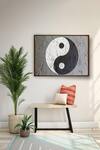 Buy The Art House Multi Color Canvas Handmade Yin Yang Textured Painting at Aza Fashions Buy_The Art House_Multi Color Canvas Handmade Yin Yang Textured Painting_at_Aza_Fashions