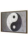 Buy The Art House Multi Color Canvas Handmade Yin Yang Textured Painting Online at Aza Fashions Buy_The Art House_Multi Color Canvas Handmade Yin Yang Textured Painting_Online_at_Aza_Fashions
