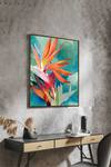Buy_The Art House_Multi Color Canvas Handmade Flower Painting_at_Aza_Fashions