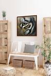 Buy_The Art House_Multi Color Canvas Handmade Tiger Face Painting _at_Aza_Fashions