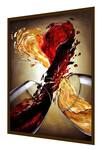 Buy_The Art House_Multi Color Canvas Handmade Wine Glass Painting_Online_at_Aza_Fashions