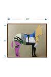 The Art House_Multi Color Canvas Handmade Zebra Abstract Painting_Online_at_Aza_Fashions