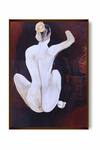 Shop The Art House Multi Color Canvas Handmade Abstract Human Figure Painting at Aza Fashions Shop_The Art House_Multi Color Canvas Handmade Abstract Human Figure Painting_at_Aza_Fashions