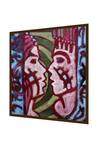 Buy_The Art House_Abstract Face Handmade Painting_Online_at_Aza_Fashions