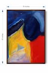 The Art House_Multi Color Canvas Handmade Abstract Painting_Online_at_Aza_Fashions