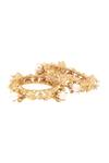Shop_Opalina Soulful Jewellery_Gold Plated Crystals Handcrafted Callisto Bangles Set Of 2 _at_Aza_Fashions
