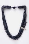 Shop_Dugran By Dugristyle_Blue Animal Motif Long Necklace _at_Aza_Fashions