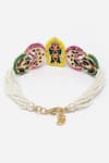 Dugran By Dugristyle Gold Plated Pearls Kundan Embellished Bracelet Online at Aza Fashions Dugran By Dugristyle_Gold Plated Pearls Kundan Embellished Bracelet _Online_at_Aza_Fashions