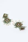 Shop_Dugran By Dugristyle_Blue Kundan Meenakari Pearl Necklace Set _Online_at_Aza_Fashions