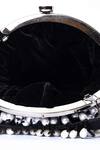 Shop_Samyukta Singhania_Black Embroidered Pearl Potli Bag_Online_at_Aza_Fashions