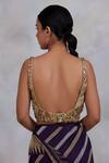 Shop_Priyanka Raajiv_Gold Silk Brocade Raihan Upcycled Patchwork Blouse_at_Aza_Fashions