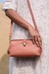 Buy_Tan & Loom_Peach Doctors Sling Bag _at_Aza_Fashions