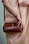 Buy_Tan & Loom_Brown Vintage Sling Bag _Online_at_Aza_Fashions
