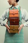 Buy_Tan & Loom_Peach Piccolo Box Bag _Online_at_Aza_Fashions