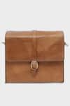 Buy_Tan & Loom_Brown Piccolo Box Bag _at_Aza_Fashions