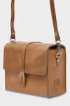 Tan & Loom_Brown Piccolo Box Bag _Online_at_Aza_Fashions