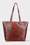 Shop_Tan & Loom_Brown Old Fashioned Tote Bag _at_Aza_Fashions
