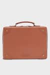 Buy_Tan & Loom_Peach Travellers Trunk Sling Bag _at_Aza_Fashions
