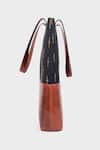 Shop_Tan & Loom_Black Ikat Tote Bag _Online_at_Aza_Fashions