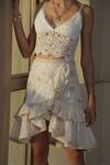 Buy_Bhanuni By Jyoti_White Viscose Purity Pearl Embroidered Skirt_Online_at_Aza_Fashions