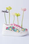 The Saree Sneakers_Multi Color Embroidered Floral Sneakers _Online_at_Aza_Fashions