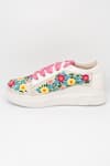 Buy_The Saree Sneakers_Multi Color Embroidered Floral Sneakers _Online_at_Aza_Fashions