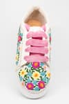 The Saree Sneakers_Multi Color Embroidered Floral Sneakers _at_Aza_Fashions