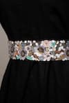 Buy_Mehraki_Floral Embroidered Belt_Online_at_Aza_Fashions