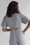 Shop_Reistor_Grey Tencel Round Twist And Sway Crop Top _at_Aza_Fashions