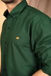 Shop_The Men's Kompany_Green Cotton Shirt  _Online_at_Aza_Fashions