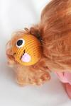Buy_Choko_Yellow Crochet Playful Emoji Hair Tie_at_Aza_Fashions