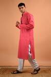 Buy_Kalp_Pink Cotton Kurta_Online_at_Aza_Fashions