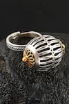 Noor_Gold Plated Handcrafted Ring _Online_at_Aza_Fashions