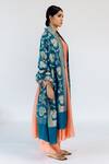 Mimamsaa_Blue Malti Pure Banarasi Silk Dupatta_Online_at_Aza_Fashions
