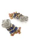 Heer-House Of Jewellery_Silver Plated Pearls Sooryodaya Kaanphool Earrings_Online_at_Aza_Fashions