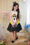 Buy_Hoity Moppet_White Crepe, Satin Embroidery Audrey Shift Dress _Online_at_Aza_Fashions