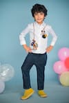 Buy_Hoity Moppet_White Cotton Embroidery Shirt _at_Aza_Fashions