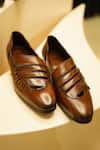Buy_Jatin Malik_Brown Leather Guitar Shoes _at_Aza_Fashions