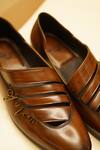 Buy_Jatin Malik_Brown Leather Guitar Shoes _Online_at_Aza_Fashions
