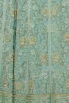 Shop_Neha Mehta Couture_Green Lucknowi Lehenga Set_Online_at_Aza_Fashions