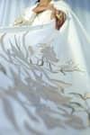 Buy_Madder Much_White 80% Cotton 20% Silk Embroidery Floral Bella Saree _Online_at_Aza_Fashions