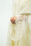 Buy_Roze_White Cotton Zard Kota Doriya Dupatta_Online_at_Aza_Fashions